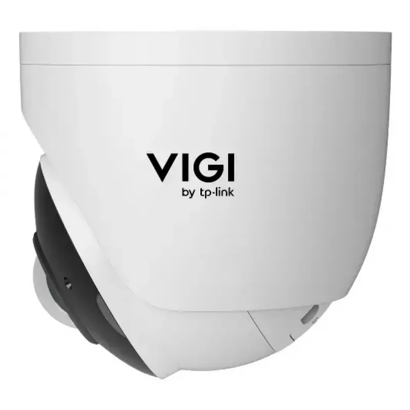 Kamera bezpieczeństwa IP TP-Link InSight S485PI zewnętrzna przewodowa kopułkowa 4K 3840×2160, obiektyw poziomy 180°, montaż naścienny, biała
