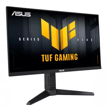 ASUS TUF Gaming VG259QL5A monitor komputerowy 62,2 cm (24,5 cala) 1920 x 1080 pikseli Full HD LED Czarny