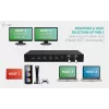 ITEC i-tec USB-C KVM Dock PRO dla trzech hostów, podwójne wideo, 2x Power Delivery (maks. 92 W), USB 3.2, 10 Gb/s, Gigabit Ethernet