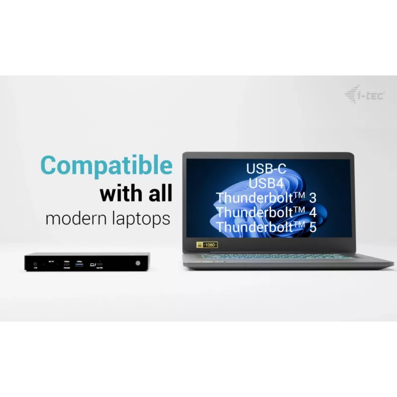 i-tec Thunderbolt4 Triple Display Docking Station + Power Delivery 96W