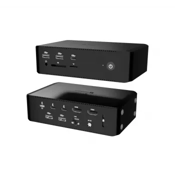 i-tec Thunderbolt5 Quattro Display Stacja dokująca, 5x USB, 2.5 GLAN + Power Delivery 140W