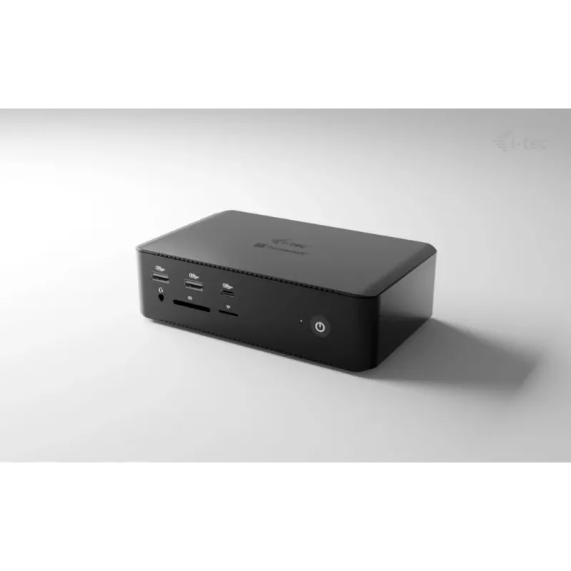 i-tec Thunderbolt5 Quattro Display Stacja dokująca, 5x USB, 2.5 GLAN + Power Delivery 140W