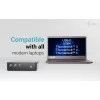 i-tec Thunderbolt5 Quattro Display Stacja dokująca, 5x USB, 2.5 GLAN + Power Delivery 140W