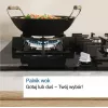 Bosch Serie 6 PCQ7A5I90 płyta grzewcza Stal nierdzewna Do zabudowy 75 cm Gaz 5 strefa(y)
