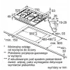 Bosch Serie 6 PCQ7A5I90 płyta grzewcza Stal nierdzewna Do zabudowy 75 cm Gaz 5 strefa(y)