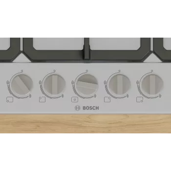 Bosch Serie 4 PGQ7B5K90 płyta gazowa Stal nierdzewna Do zabudowy 75 cm Gaz 5 stref(y)