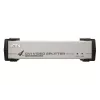 ATEN 4-Port DVI Audio/Video Splitter, DVI, 4x DVI-I, 1920 x 1200 pikseli, Czarny, Srebrny, Metal, Full HD