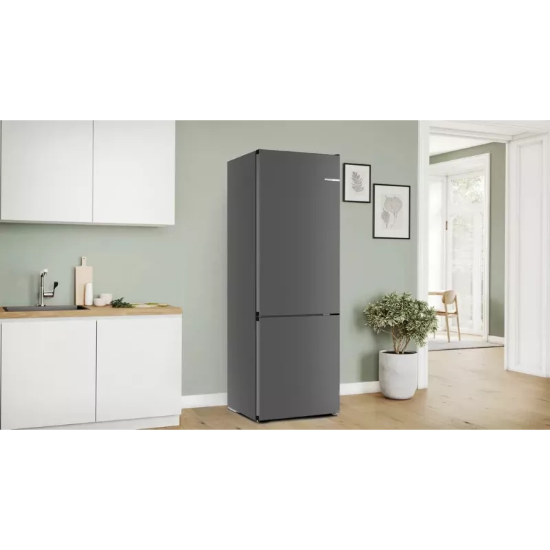 Fridge-freezer Bosch Serie 4 KGN49OCAF, Freestanding, 440 L total, Anthracite, No Frost