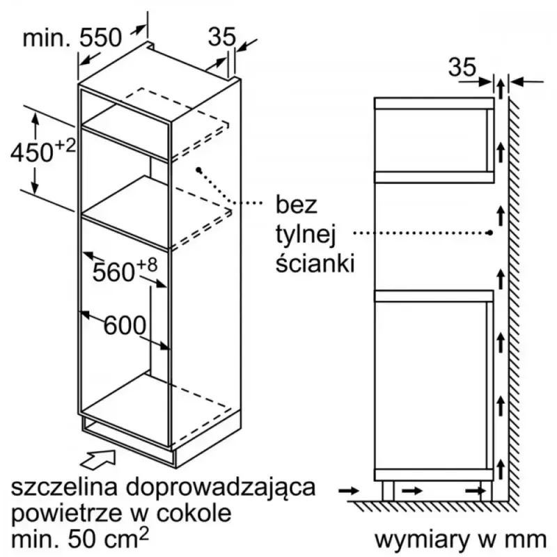 Bosch Serie 6 CMA585GS1 kuchenka mikrofalowa Stal nierdzewna Kuchenka mikrofalowa kombinowana Do zabudowy 44 L 900 W