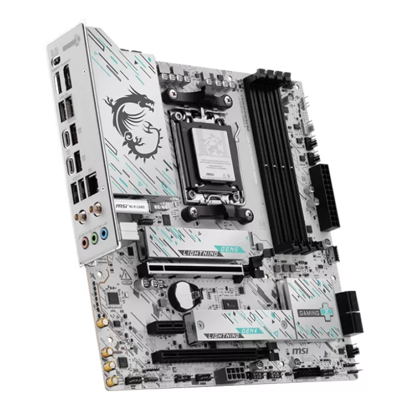 Płyta główna MSI B850M GAMING PLUS WIFI — AMD B850, Socket AM5, micro ATX, DDR5, 4x DIMM, 3x M.2, Wi‑Fi 7, 5Gb LAN