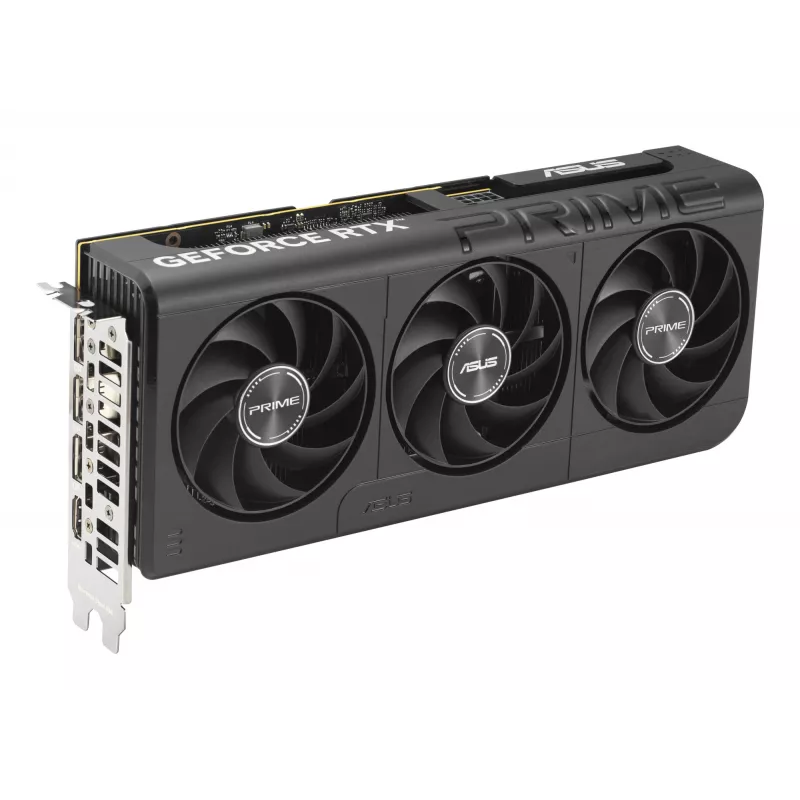 Karta graficzna ASUS GeForce RTX 5060 — 8 GB GDDR7, 128-bit, PCIe 5.0, 3x DisplayPort 2.1b + 1x HDMI 2.1b, 2595 MHz OC, 3 wentylatory, 268,3 mm
