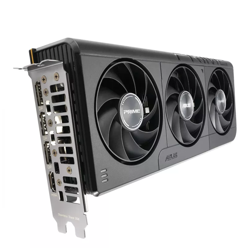 Karta graficzna ASUS GeForce RTX 5060 — 8 GB GDDR7, 128-bit, PCIe 5.0, 3x DisplayPort 2.1b + 1x HDMI 2.1b, 2595 MHz OC, 3 wentylatory, 268,3 mm