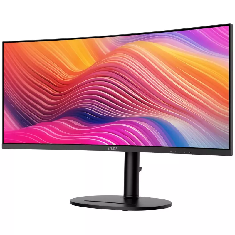 Monitor komputerowy MSI Modern MD342CQP 86,4 cm (34 cale) 3440 x 1440 pikseli UltraWide Quad HD LCD Czarny