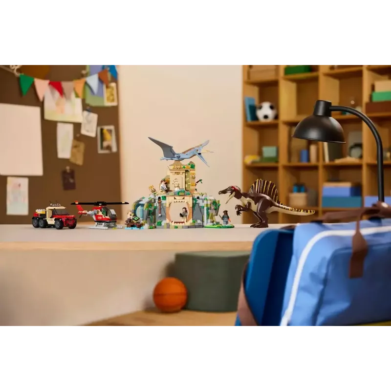 LEGO Jurassic World Air Mission with Quetzalcoatlus and Spinosaurus 76976 — 984 elementy, 4 minifigurki, wiek 8+