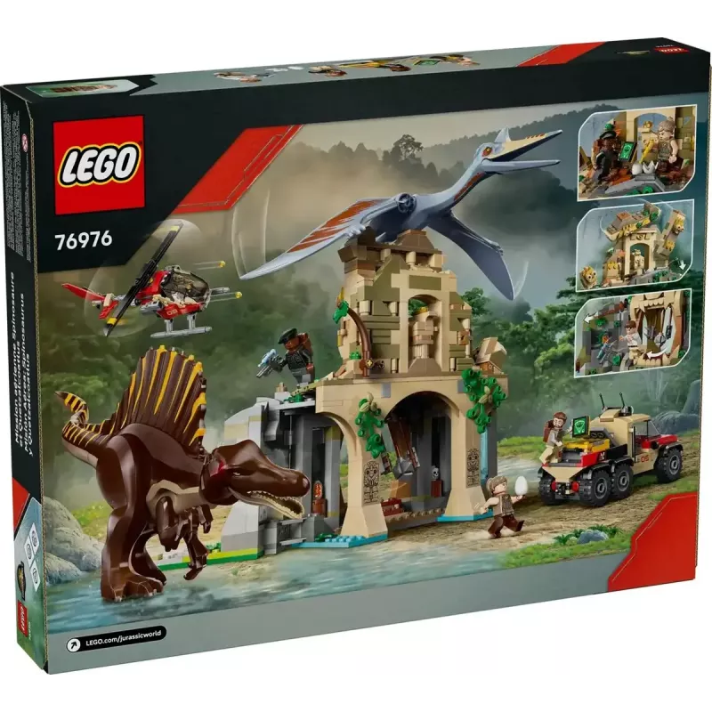 LEGO Jurassic World Air Mission with Quetzalcoatlus and Spinosaurus 76976 — 984 elementy, 4 minifigurki, wiek 8+