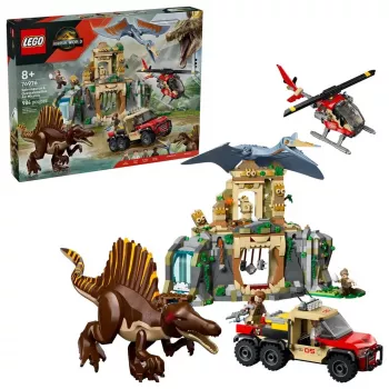 LEGO Jurassic World Air Mission with Quetzalcoatlus and Spinosaurus 76976 — 984 elementy, 4 minifigurki, wiek 8+