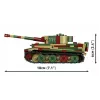 Zestaw do budowy modelu w skali Cobi Pz.Kpfw. VI Tiger Ausf. E 1:35, szczegółowy zestaw klocków