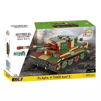 Zestaw do budowy modelu w skali Cobi Pz.Kpfw. VI Tiger Ausf. E 1:35, szczegółowy zestaw klocków