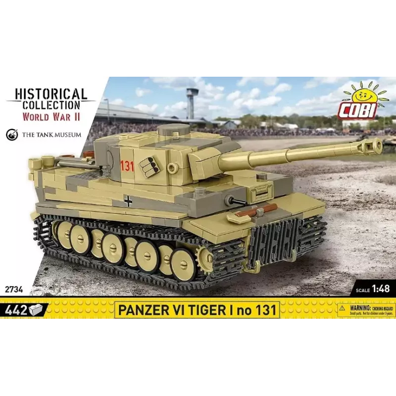 Zestaw konstrukcyjny Cobi Panzer VI Tiger I 442 elementy model COIB-2734