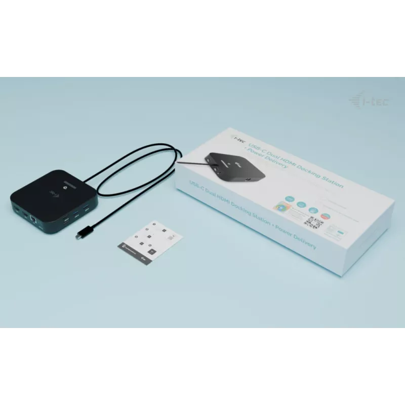 Stacja dokująca ITEC USB-C Dual HDMI C31DUALHDMIDOCKPD — Dual 4K 60Hz, 100W Power Delivery