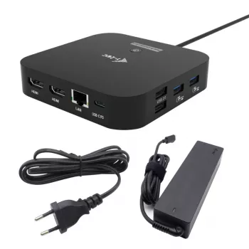 Adapter USB-C Dual HDMI ITEC C31DUALHDMIDPD100 — dual HDMI 4K@60Hz, USB-C Power Delivery 100W