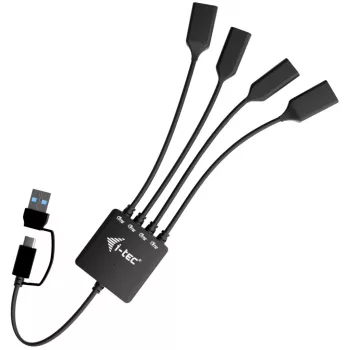 i-tec USB-C/USB-A kabel HUB 4 porty (2x USB-C, 2x USB-A)