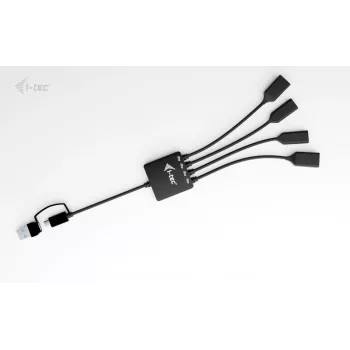 i-tec USB-C/USB-A kabel HUB 4 porty (2x USB-C, 2x USB-A)