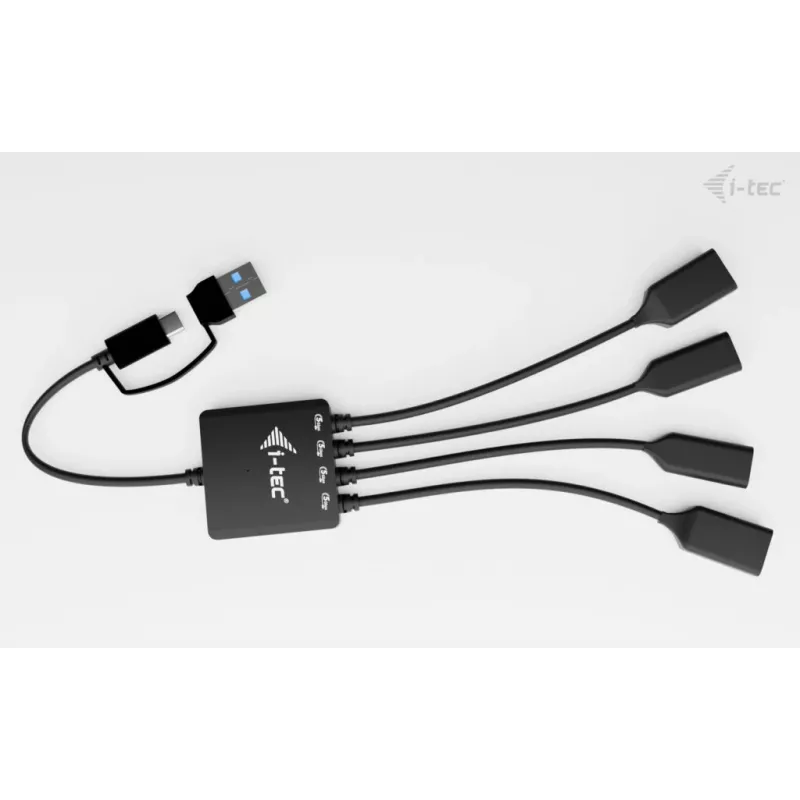 i-tec USB-C/USB-A kabel HUB 4 porty (2x USB-C, 2x USB-A)