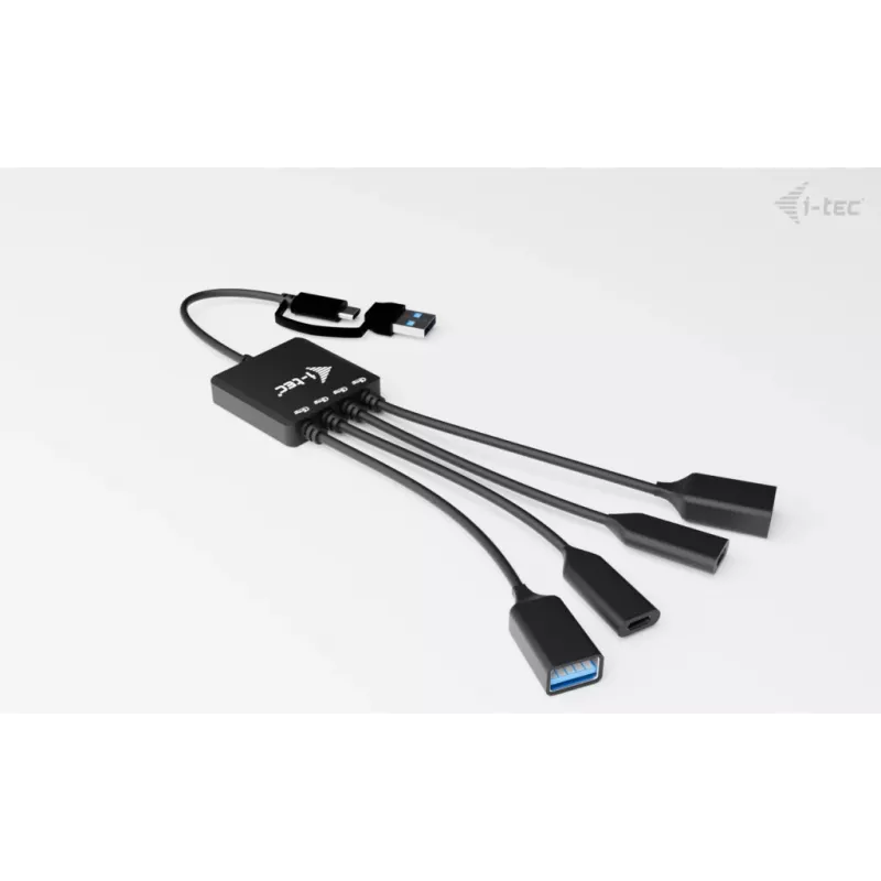 i-tec USB-C/USB-A kabel HUB 4 porty (2x USB-C, 2x USB-A)