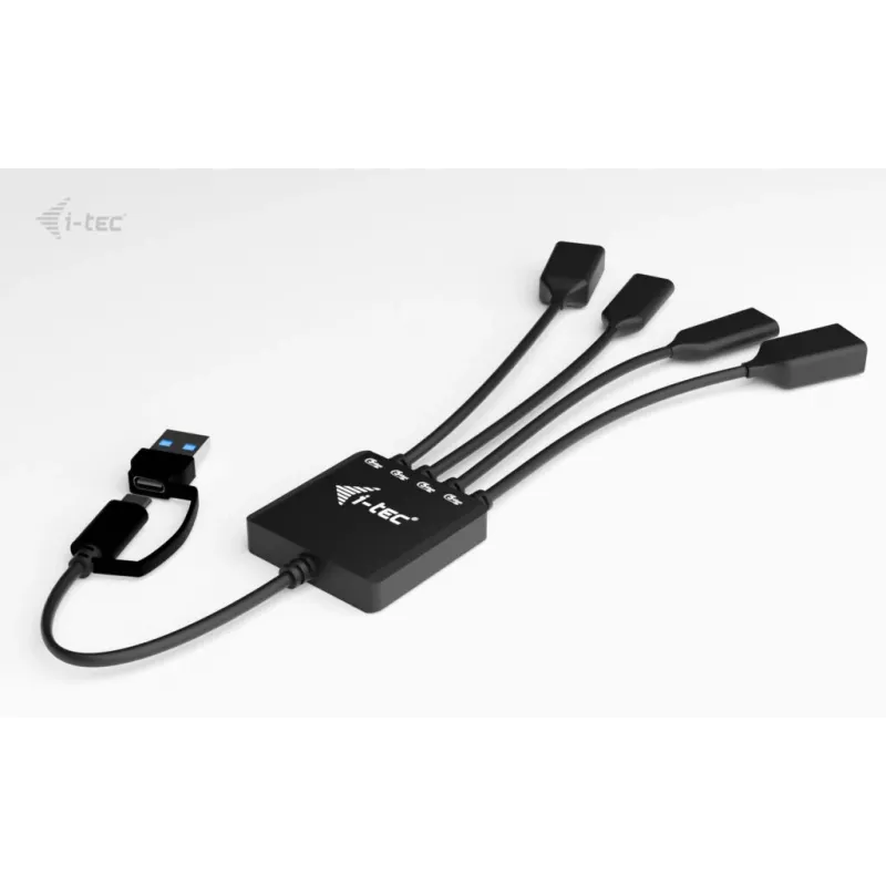 i-tec USB-C/USB-A kabel HUB 4 porty (2x USB-C, 2x USB-A)