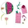Monster High Skulltimate Secrets Garden Mysteries Playset, lalka Venus McFlytrap z ponad 19 niespodziankami