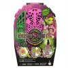 Monster High Skulltimate Secrets Garden Mysteries Playset, lalka Venus McFlytrap z ponad 19 niespodziankami
