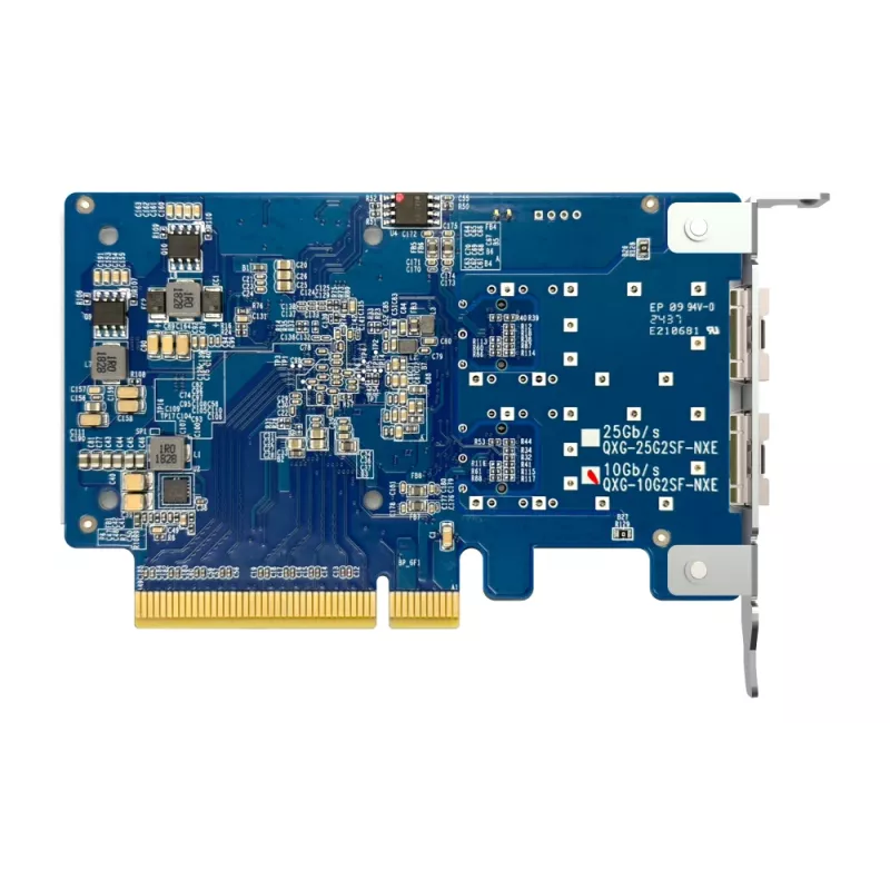 QNAP Dwukartowa karta rozszerzeń sieciowych 10GbE SFP+ QXG-10G2SF-NXE PCI Express Przewodowa