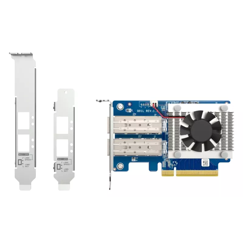 QNAP Dwukartowa karta rozszerzeń sieciowych 10GbE SFP+ QXG-10G2SF-NXE PCI Express Przewodowa