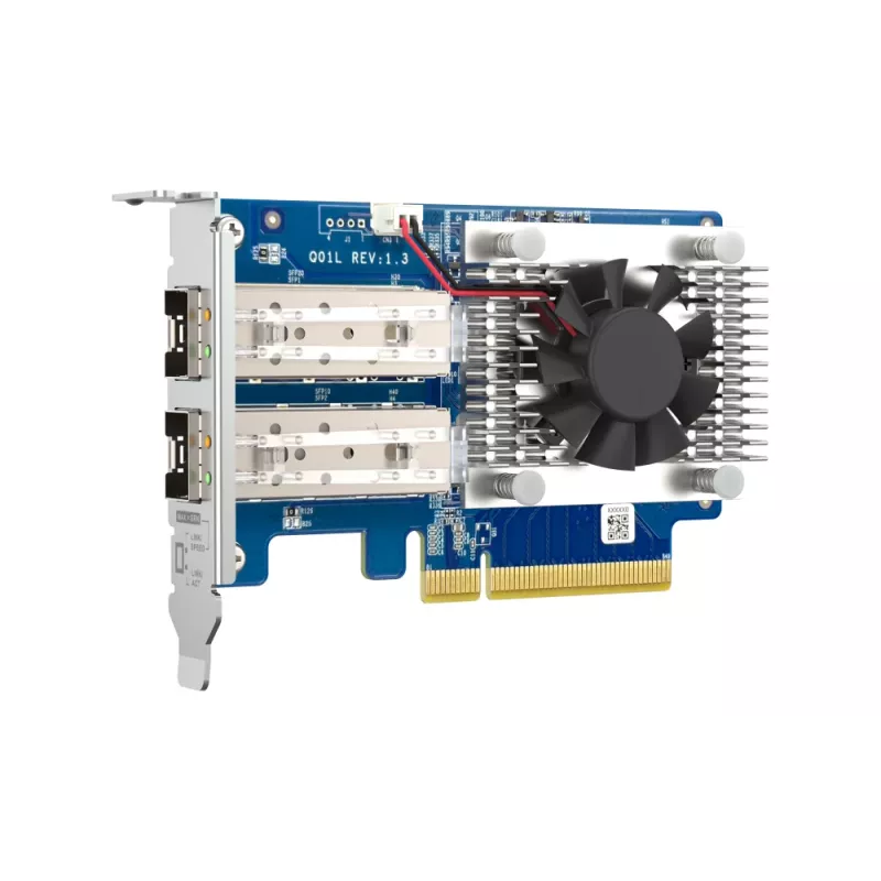 QNAP Dwukartowa karta rozszerzeń sieciowych 10GbE SFP+ QXG-10G2SF-NXE PCI Express Przewodowa