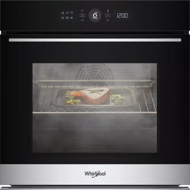 Whirlpool WOI5S8HM1SXA 73 L Czarny, Stal nierdzewna