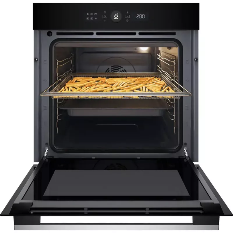 Whirlpool WOI5S8HM1SXA 73 L Czarny, Stal nierdzewna