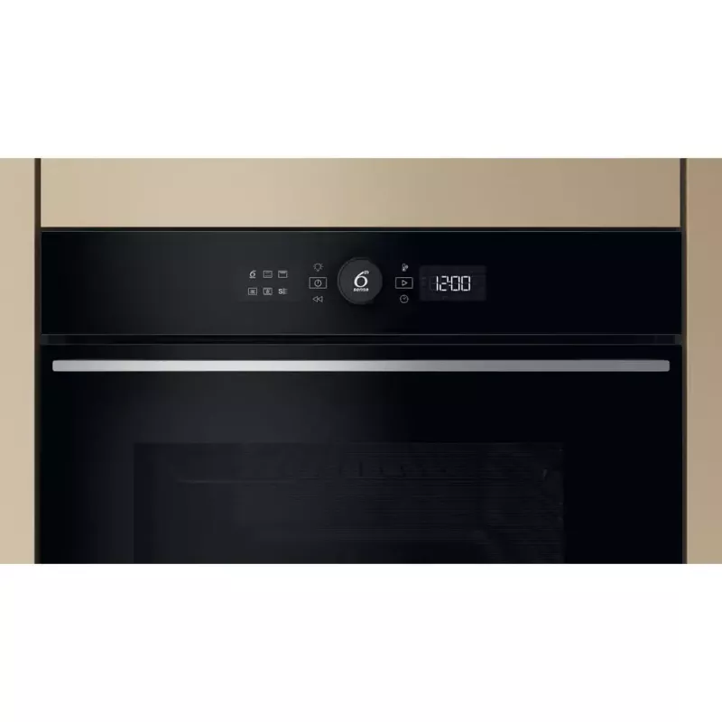 Whirlpool WOI5S8HM1SXA 73 L Czarny, Stal nierdzewna