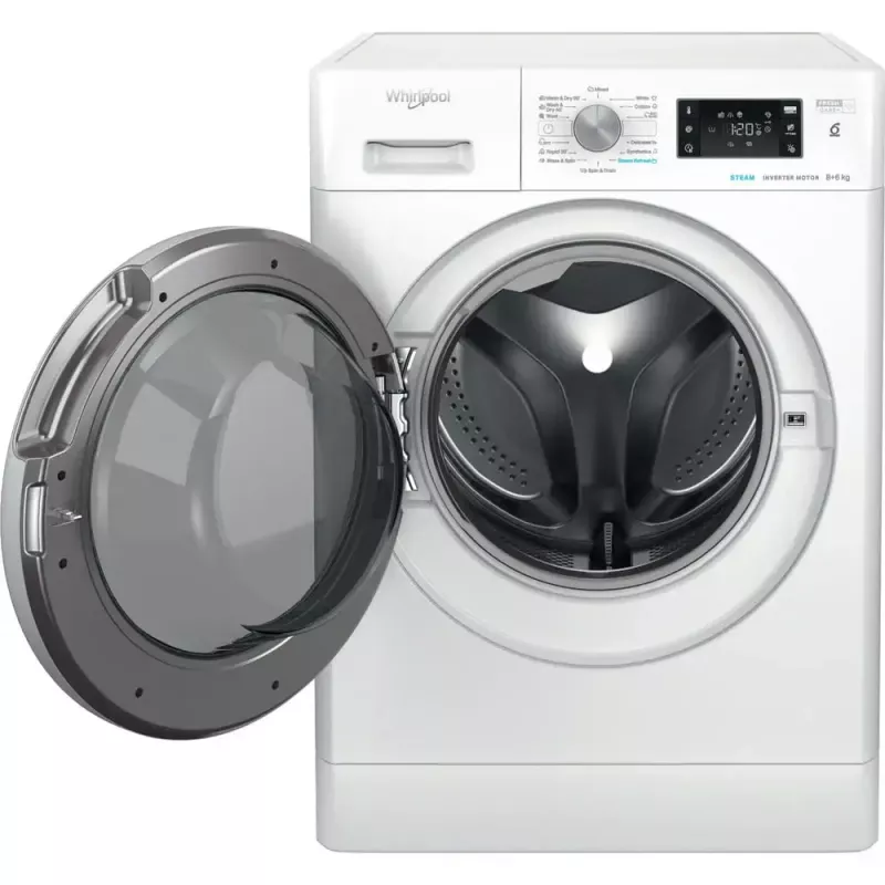 Pralko-suszarka WHIRLPOOL FFWDB 864489 SV EE ładowana od przodu 6 kg 1400 obr./min biały