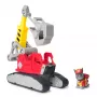 Crane truck Spin Master Rubble & Crew Charger's Mega Power Crane z figurką Chargera, 2 odłączane narzędzia, tworzywo sztuczne, dla dzieci od 3 lat