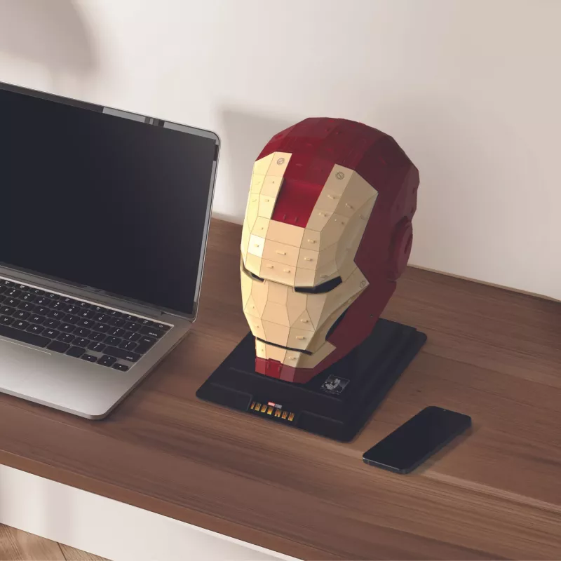 Zestaw konstrukcyjny Spinmaster 4D Build Marvel Iron Man 96 el.