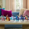 Unicorn Academy, Ava i Liść Magii Roślin ze Świetlistym Efektem, 2 Akcesoria Jeździeckie, Lalki i Zabawki z Jednorożcami dla Dziewczynek od 4 lat