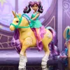 Unicorn Academy, Ava i Liść Magii Roślin ze Świetlistym Efektem, 2 Akcesoria Jeździeckie, Lalki i Zabawki z Jednorożcami dla Dziewczynek od 4 lat