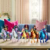 Spin Master Unicorn Academy Wildstar figurka jednorożca 11 cali z przezroczystym siodłem i uzdą, wielokolorowa, plastikowa, dla dzieci od 4 lat