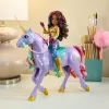 Spin Master Unicorn Academy Wildstar figurka jednorożca 11 cali z przezroczystym siodłem i uzdą, wielokolorowa, plastikowa, dla dzieci od 4 lat