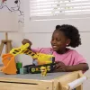 Rubble & Crew Spychacz z Narzędziami Rubble'a, Pojazd-zabawka z Figurką, Zabawki PAW Patrol dla Chłopców i Dziewczynek od 3 lat