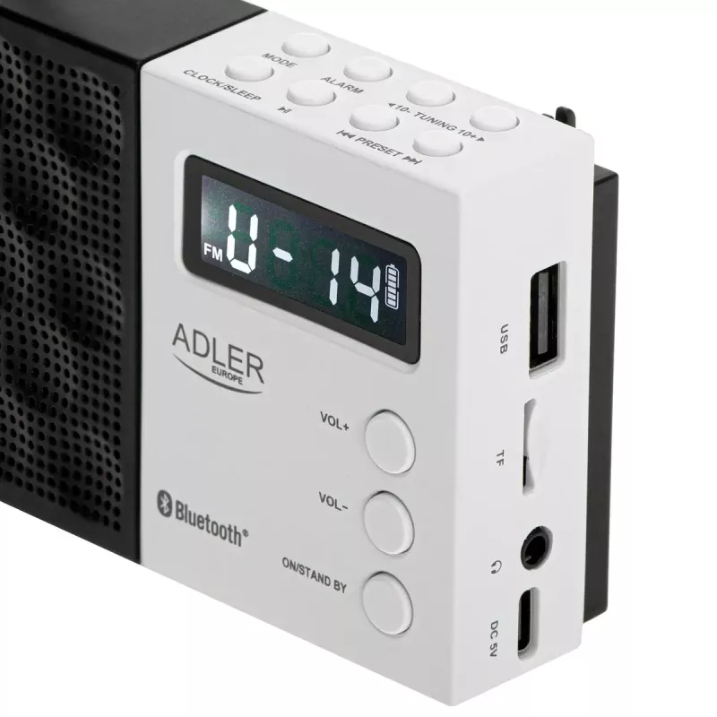 Radio cyfrowe Adler AD 1908 PLL AM/FM z funkcją alarmu