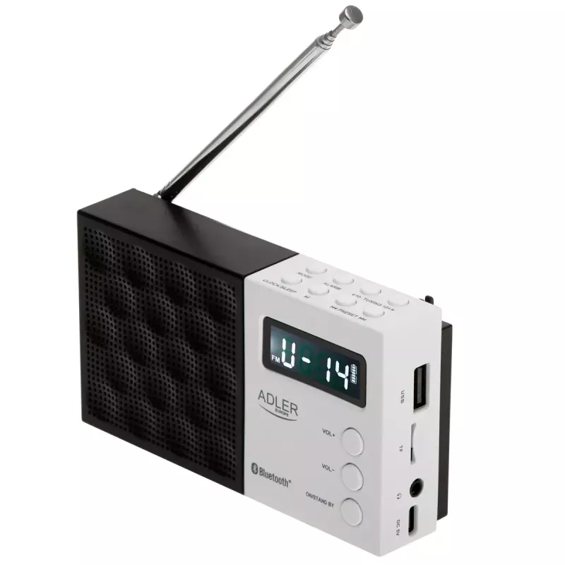 Radio cyfrowe Adler AD 1908 PLL AM/FM z funkcją alarmu