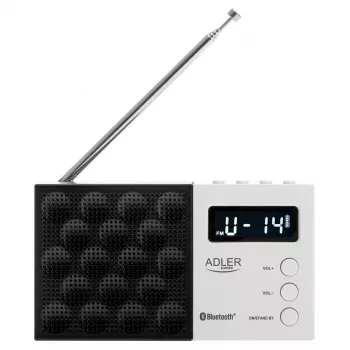 Radio cyfrowe Adler AD 1908 PLL AM/FM z funkcją alarmu