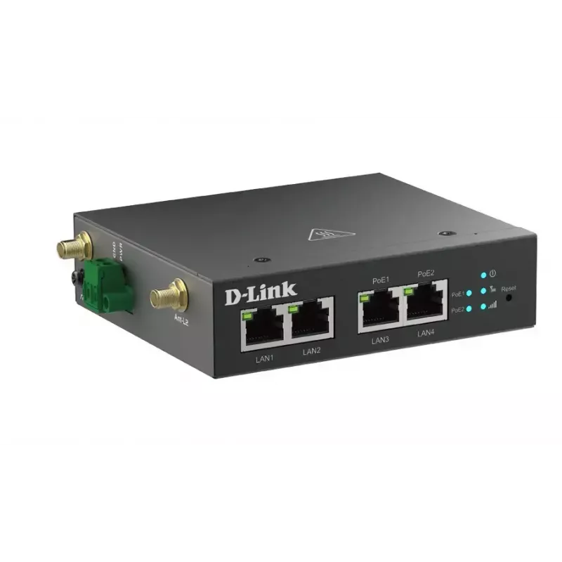 Modem 4G LTE PoE D-Link DWM-314-TP z zasilaniem przez Ethernet i gniazdem SIM